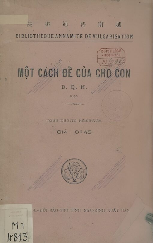 Tải sách Một Cách Để Của Cho Con - Bản PDF - EPUB - MOBILE - AZW3
