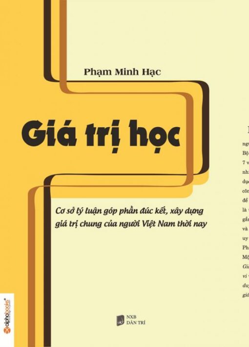 Tải sách Giá Trị Học | Phạm Minh Hạc - Bản PDF - EPUB - MOBILE - AZW3