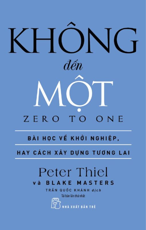 Tải sách Không Đến Một | Peter Thiel - Bản PDF - EPUB - MOBILE - AZW3